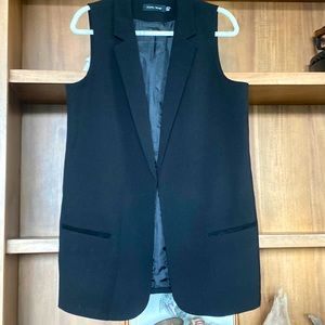 Ivanka Trump black long VEST, size 14.